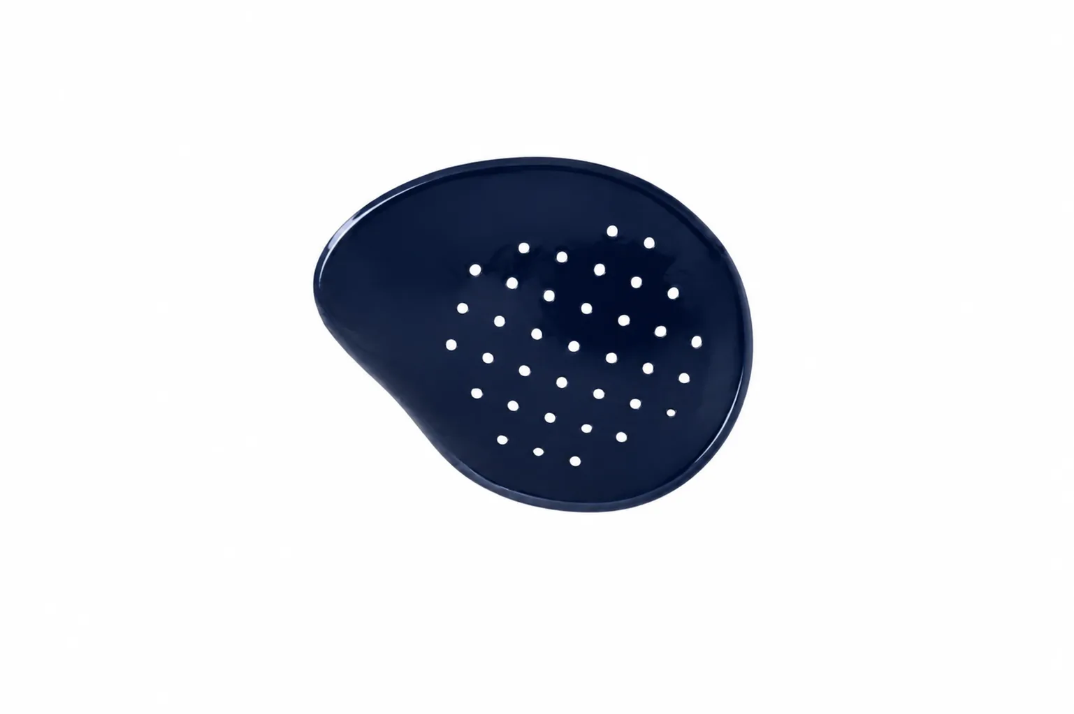 Blue Polycarbonate Eye Shields, Deep Shell Pinhole Design - LEFT EYE