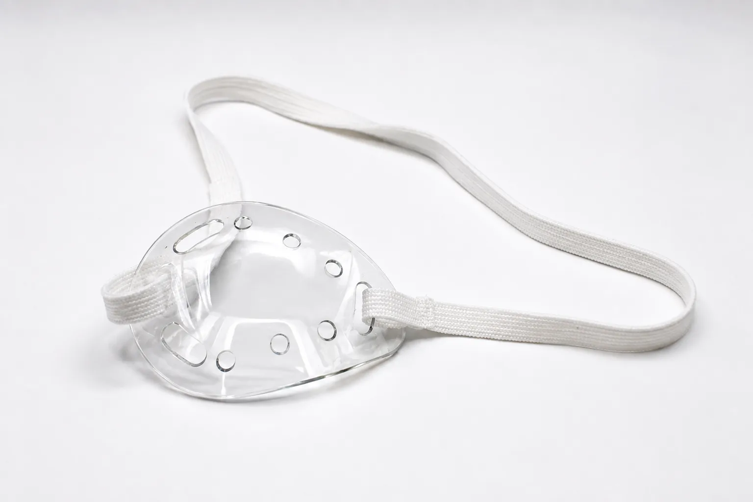 SoloShield Clear Polycarbonate Vented Eye Shields with Latex-Free Strap