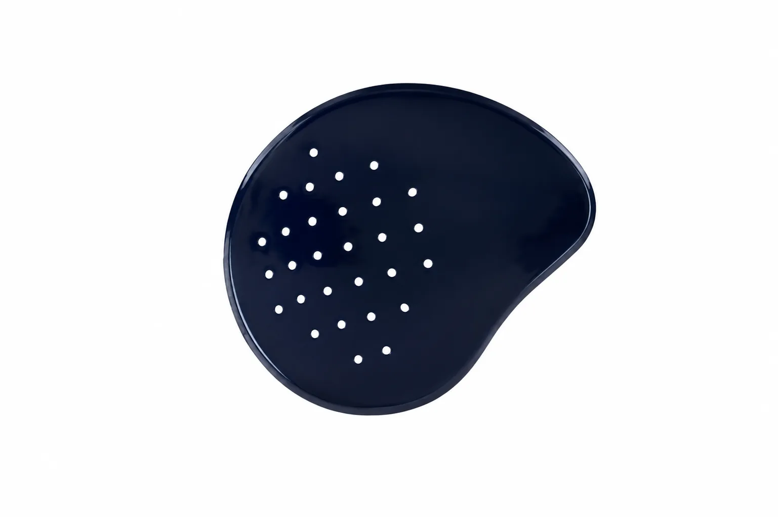 Blue Polycarbonate Eye Shields, Deep Shell Pinhole Design - RIGHT EYE